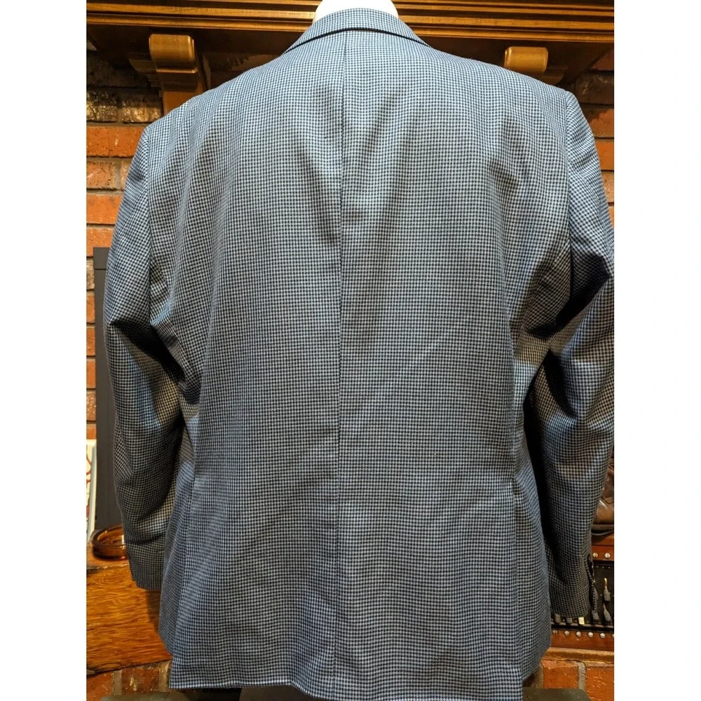 Tommy Hilfiger Mens Two Button Blazer Polyester Blend Blazer Sport Jacket 46R